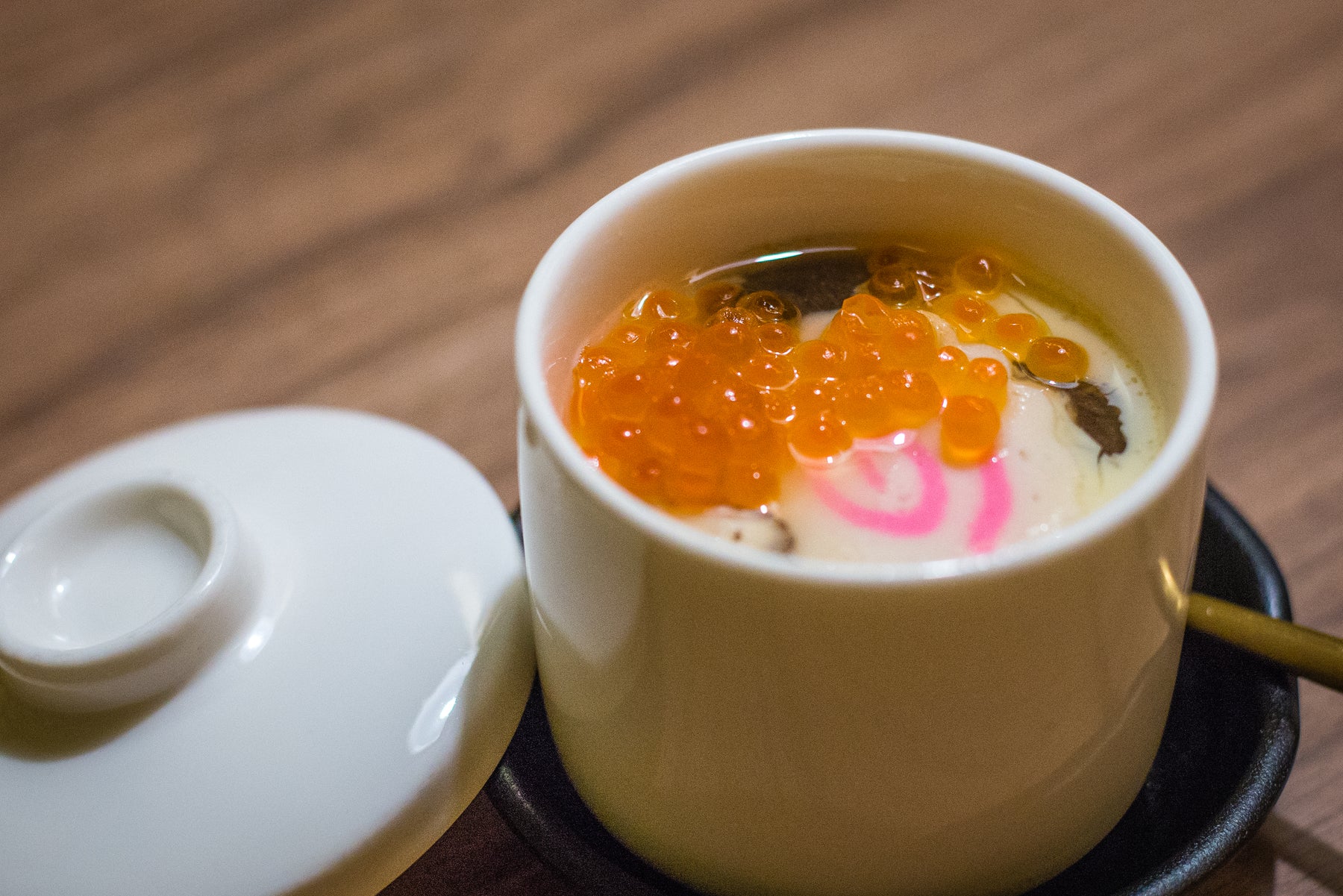 Chawanmushi (Steamed Custard Eggs) with Little Neck Clams