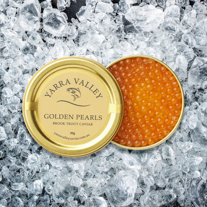Yarra Valley's Golden Caviar Brook Trout Pearls 30g
