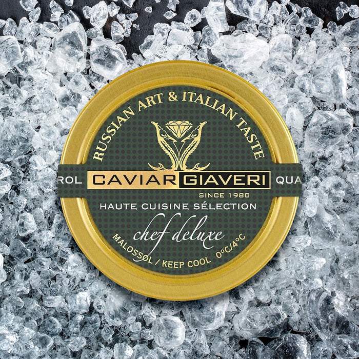 a serving of Caviar Giaveri Chef Deluxe