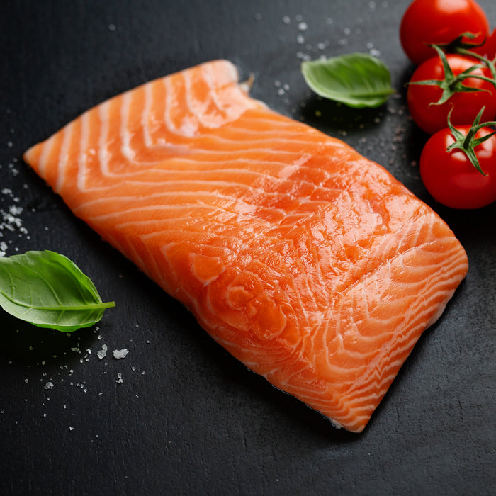 NZ Ora King Salmon Portion Skin-On (Frozen) 190g