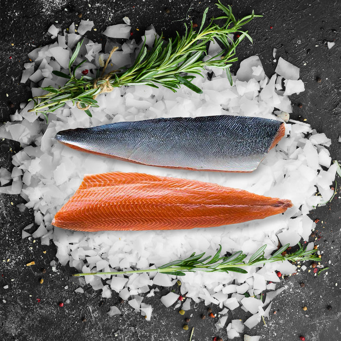 Tasmanian Atlantic Salmon Fillets Skin-on per kg (Frozen)