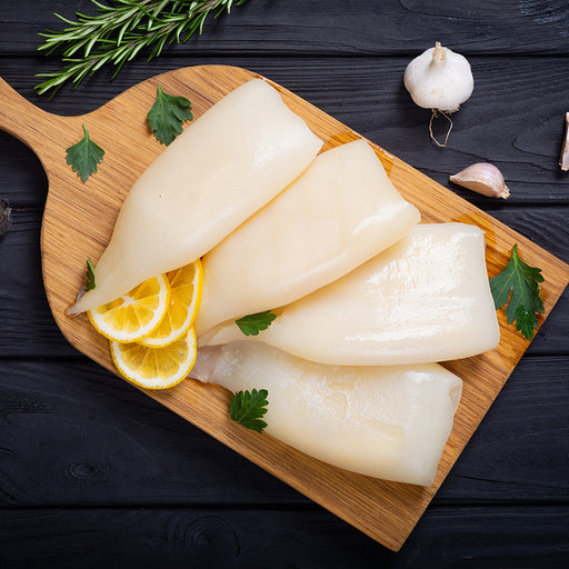 Calamari Squid Tubes Natural U3 (Frozen)