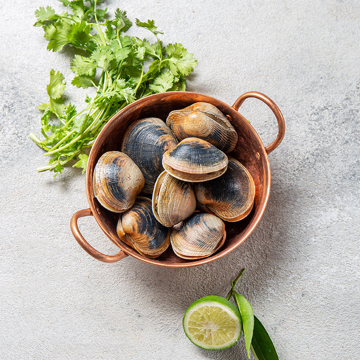 Live Cleaned Vongole 1kg bag