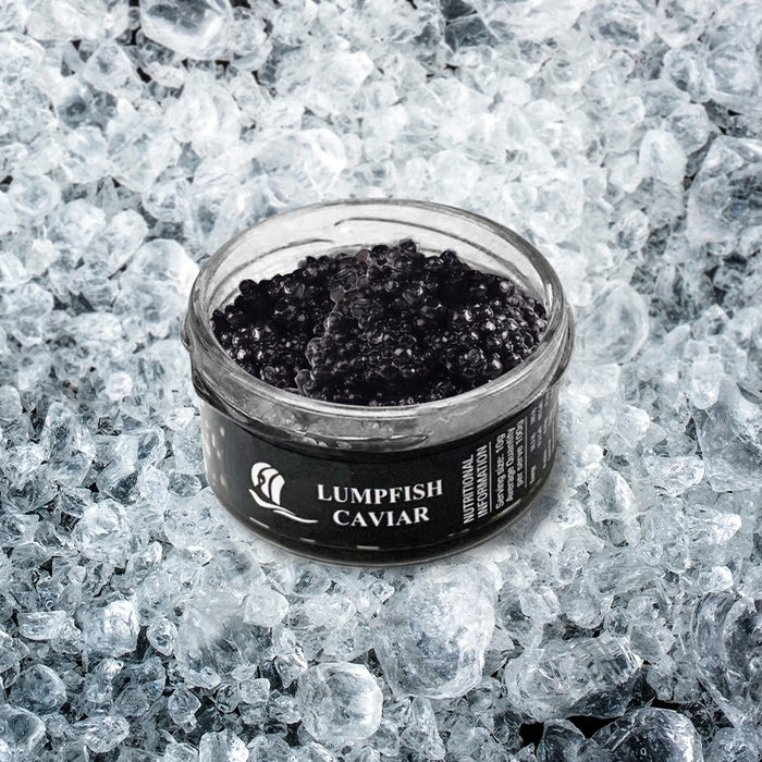 a jar of Black Lumpfish Caviar