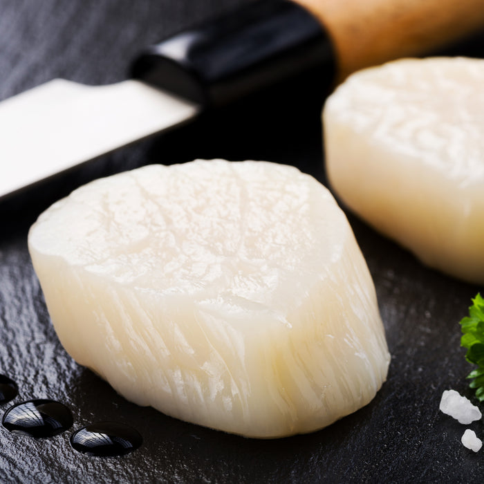 Mushi Hotate Roe-off Seasoned Sashimi Scallops 500g (Frozen)