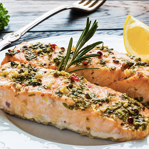Garlic Butter Baked Salmon — fishme.com.au
