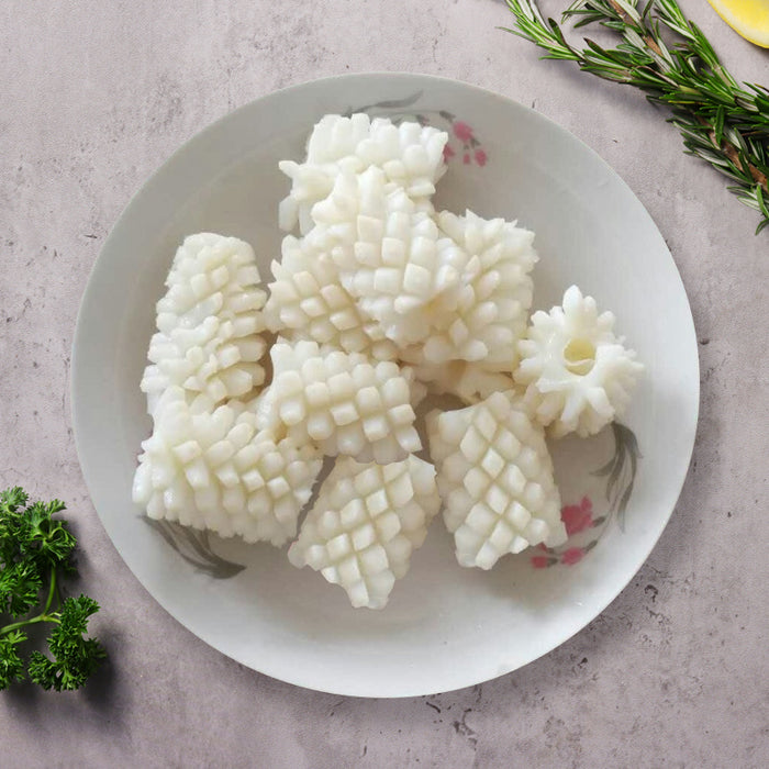 Pineapple Cut Loligo Squid per kg (Frozen)