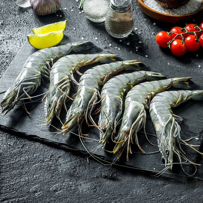 Jumbo U10 King Prawns Raw (Frozen) per kg