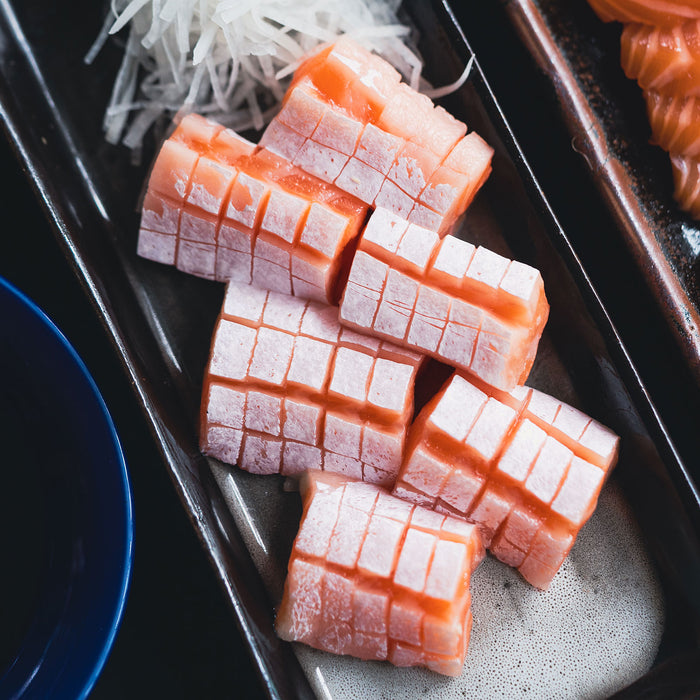 Ora King Salmon Belly Harasu Sashimi 100g Tray