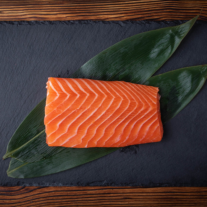 Ora King Salmon Sashimi Grade Portion per kg (Frozen)