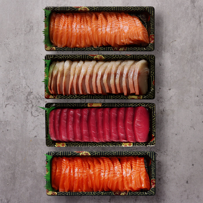 Premium Sashimi 1kg Combo (Salmon, Kingfish, Tuna, Ora King Salmon)