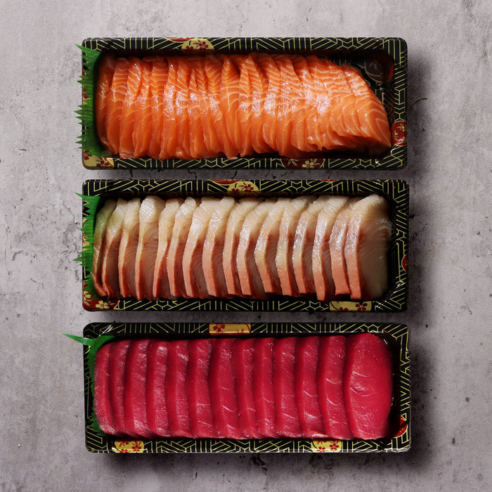 a tray of Sashimi Combo 