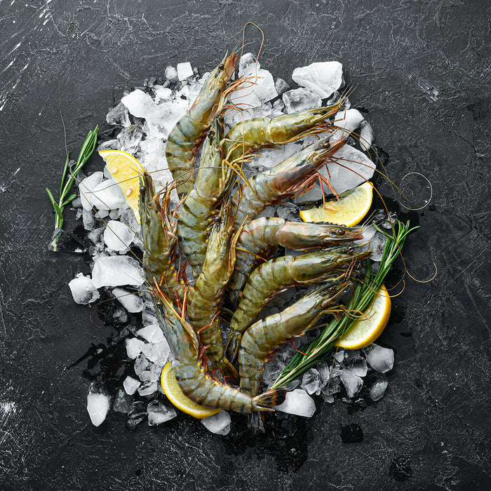 3kg Value Pack: Large U16/20 Raw Tiger Prawns (Frozen)